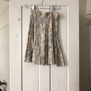 Vintage floral skirt